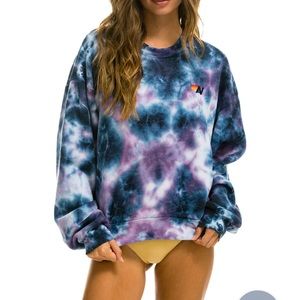 Aviator nation tie dye sweatshirt
